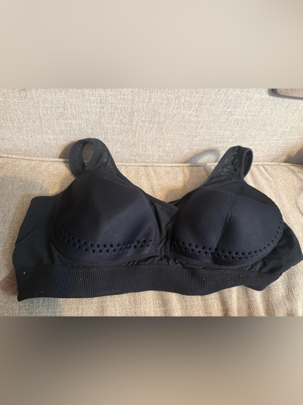 Calia Black Wireless Support Sports Bra